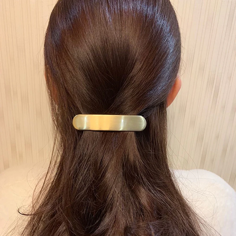 

Silver Fashion Accessoriesgold Hairpin Geometricwomenhairwear Hair Clipsmetalpunk