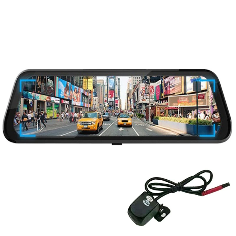 Автомобиль камера для приборной панели-10 дюймов Dash CAM HD Ночное видение 1080P двойная