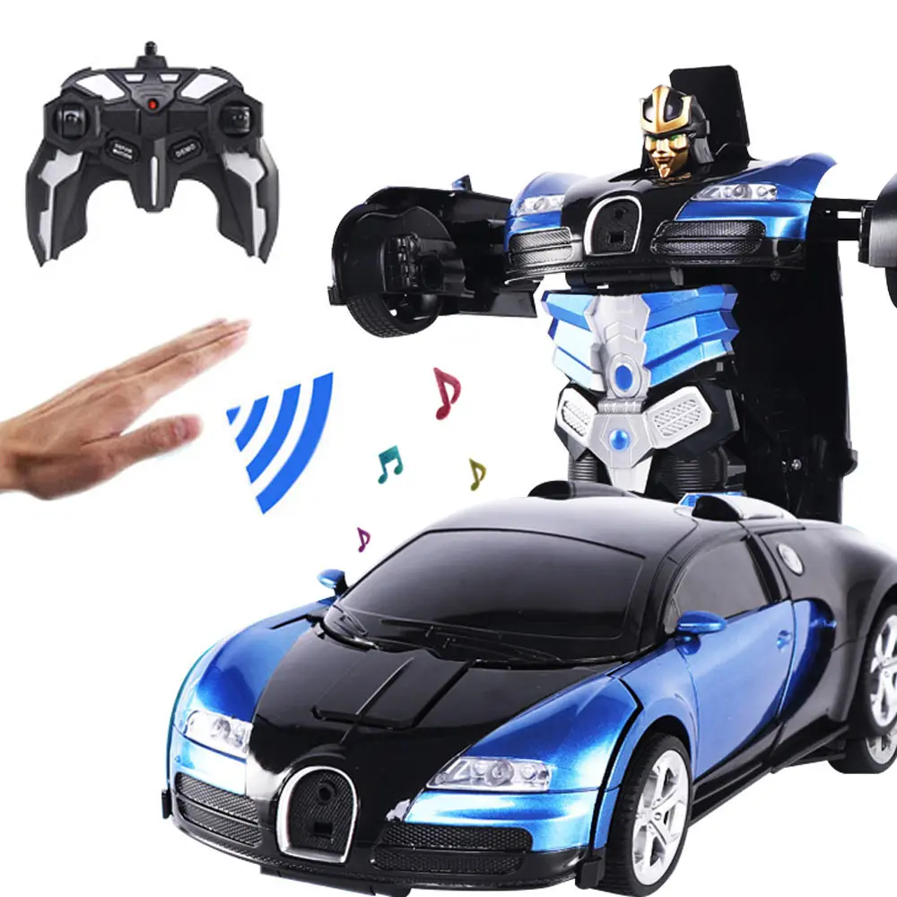 RC Индукционная Трансформация Робот автомобиль 1:12 деформация робот Игрушечная