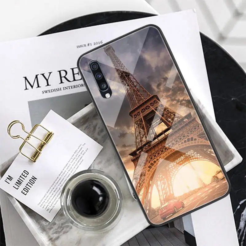

Eiffel PARIS tower Phone Case Tempered Glass For XiaoMi 8SE 6 8lite MIX2S Note 3 Redmi Note 7 5 4 Redmi 6A 5Plus 4X