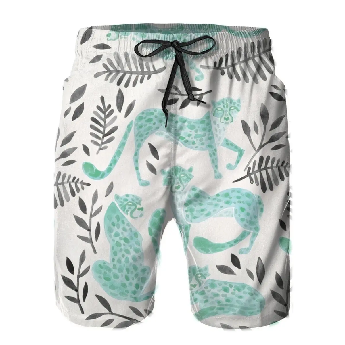 

Мужские брюки Cheetah коллекция серфинг пляжная доска плавание спорт быстросохнущая сетка с забавным тигром короткий для взрослых