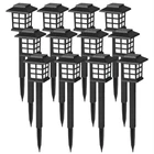 Светодиодные фонари BKM на солнечной батарее, водонепроницаемые, для сада, ландшафта, двора, патио, подъездной дорожки