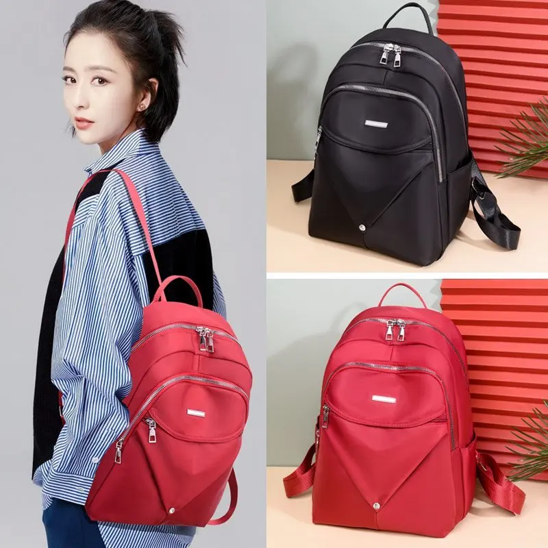 

SPS Simple Backpack for Girls and Boys Cute Designer College Portable Urban Commute Oxford Harajuku Rucksack for Youth