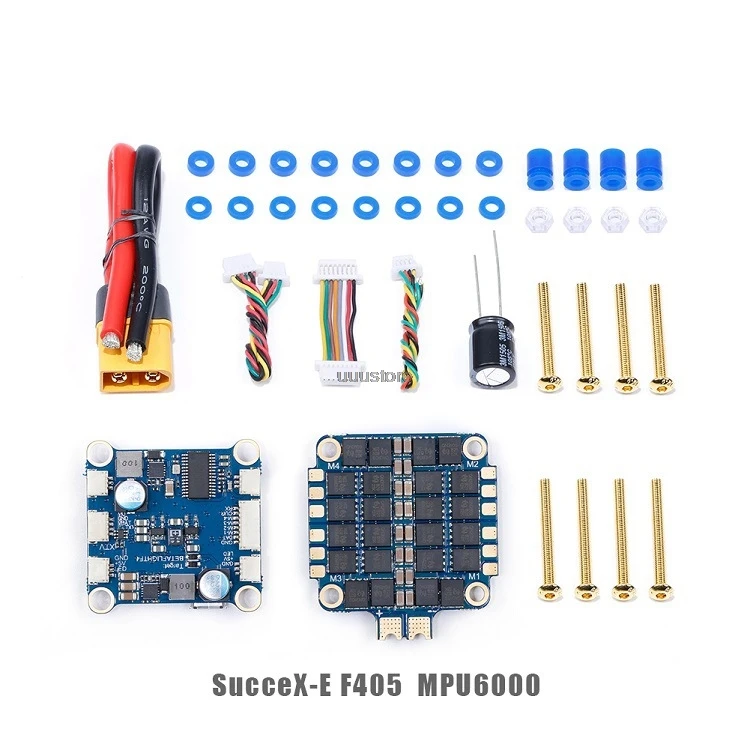 

iFlight SucceX-E F4 F405 Flight Controller OSD & 45A Blheli_S 2-6S 4 In 1 Brushless ESC Stack 30.5x30.5mm for RC Drone Frame