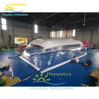 Keep Warm Enclose Transparent Bubble Inflatable pool cover tent For Winter
