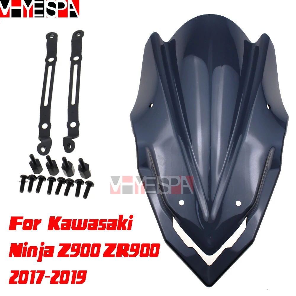 

Ветрозащитный экран Ninja Z900 Z 900 ZR900 ZR 900 2017 2018 2019 дым, ветровое стекло высокого качества, дефлектор воздуха для мотоцикла
