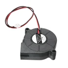 Вентилятор для 3D-принтера, 12 В постоянного тока, вентиляторы с двойным шарикоподшипником, охлаждающий вентилятор, черные пластиковые вентиляторы для 3D-принтера, аксессуары