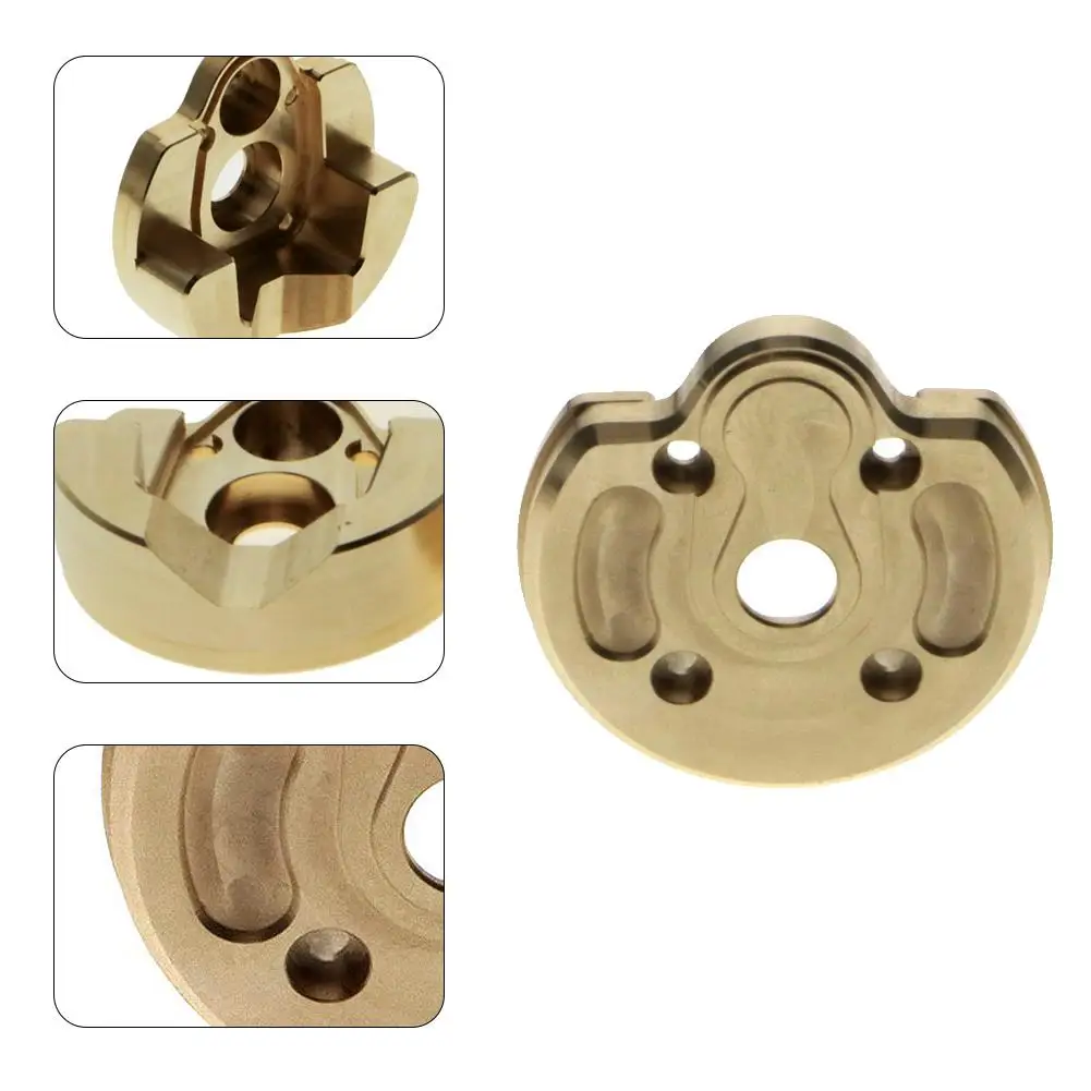 NEW 2Pcs Brass Portal Steering Knuckle Cap Housing for 1:10 RC Crawler Axial Capra1.9 UTB SCX10 III | Игрушки и хобби