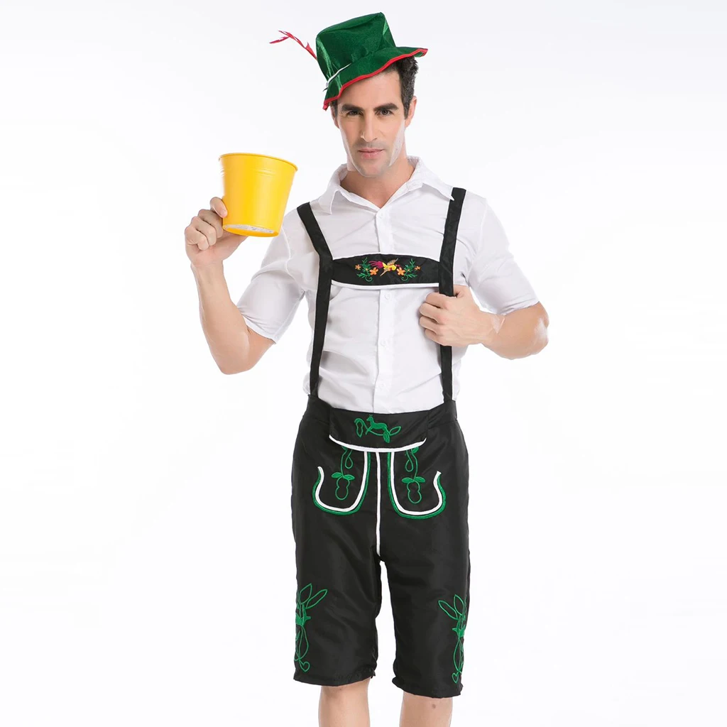 Праздничная одежда для взрослых мужчин Октоберфест баварское пиво немецкое нарядное платье Lederhosen
