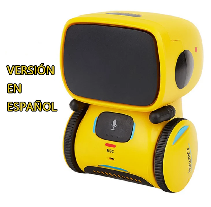 Spain yellow Новинка, интерактивный робот, милая игрушка, умные роботы-роботы для детей, танцевальные голосовые команды, сенсорное управление, игрушки, подарки на день рождения - Цвет: Spain yellow