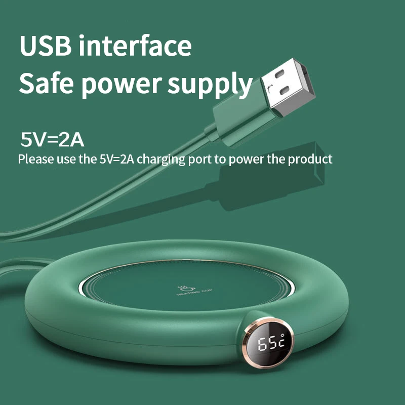 Нагреватель для чашки с USB-разъемом умный теплый электрическая грелка