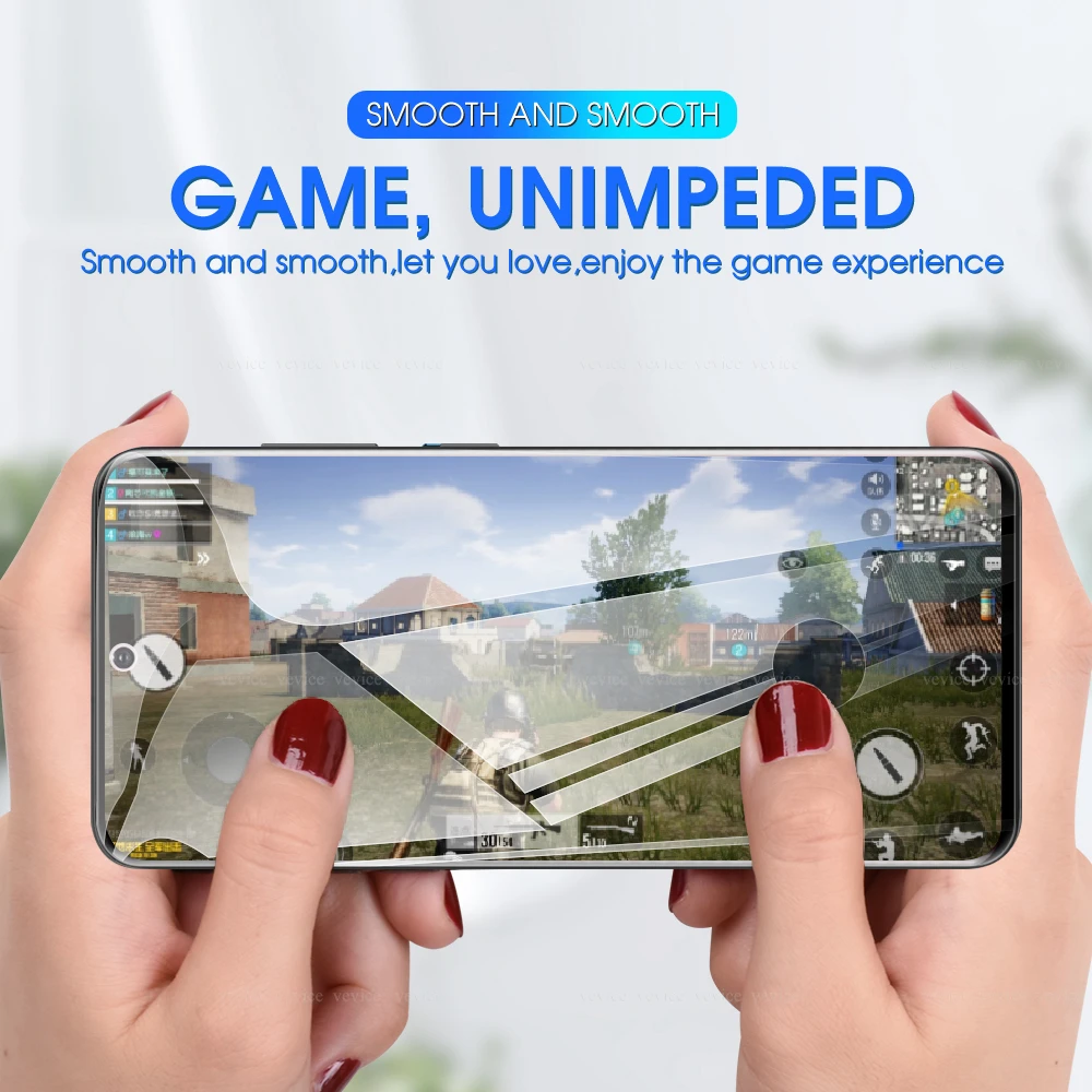 Защитное закаленное стекло HD для Samsung Galaxy S20 Ultra круглая изогнутая Защитная пленка