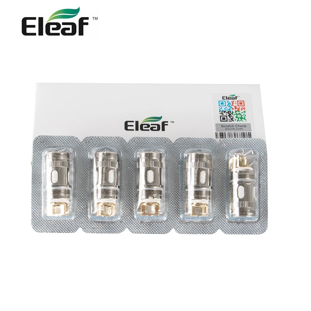 

Original 5pcs Eleaf ECL 0.18hm/0.3ohm Coil Replacement Eleaf Coil fit Eleaf ijust 2 MELO 2 MELO 3 iJust S Vape Tank Evaporator
