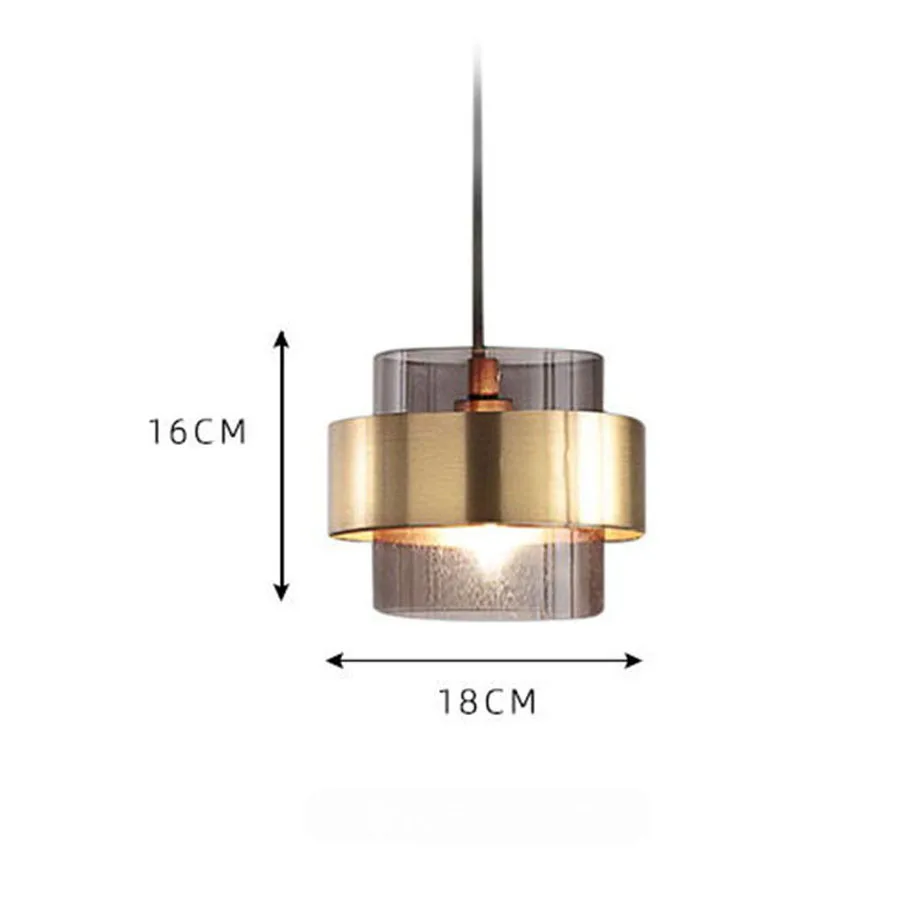 

BEIAIDI Nordic Creative Glass Pendant Lights Modern Metal LED Hanging Lamp Restaurant Bar Lamp Gold Glass Shade Decor Fixtures