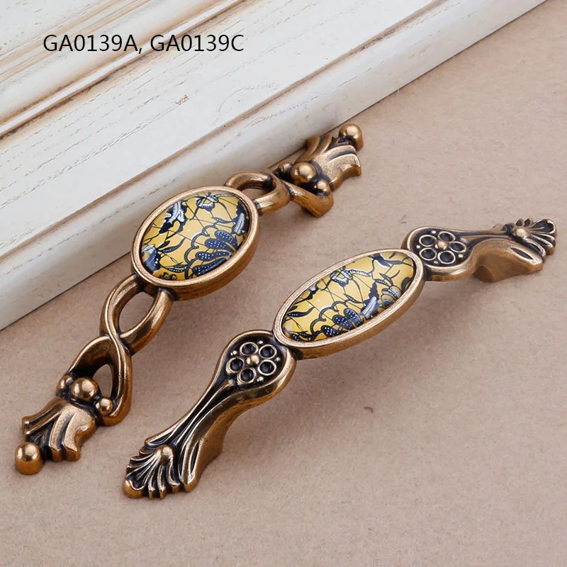 Кофе классический минималистский шкаф дверная ручка Европейский Стиль Спальня