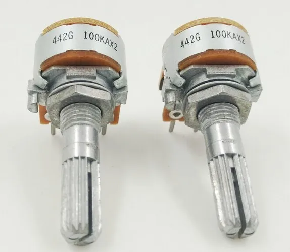 Япония ALPS 16 Тип RK16 A50K A50KX2 50KBX2 A100K A100KX2 100KAX2 вал 25 мм двойной фотографический