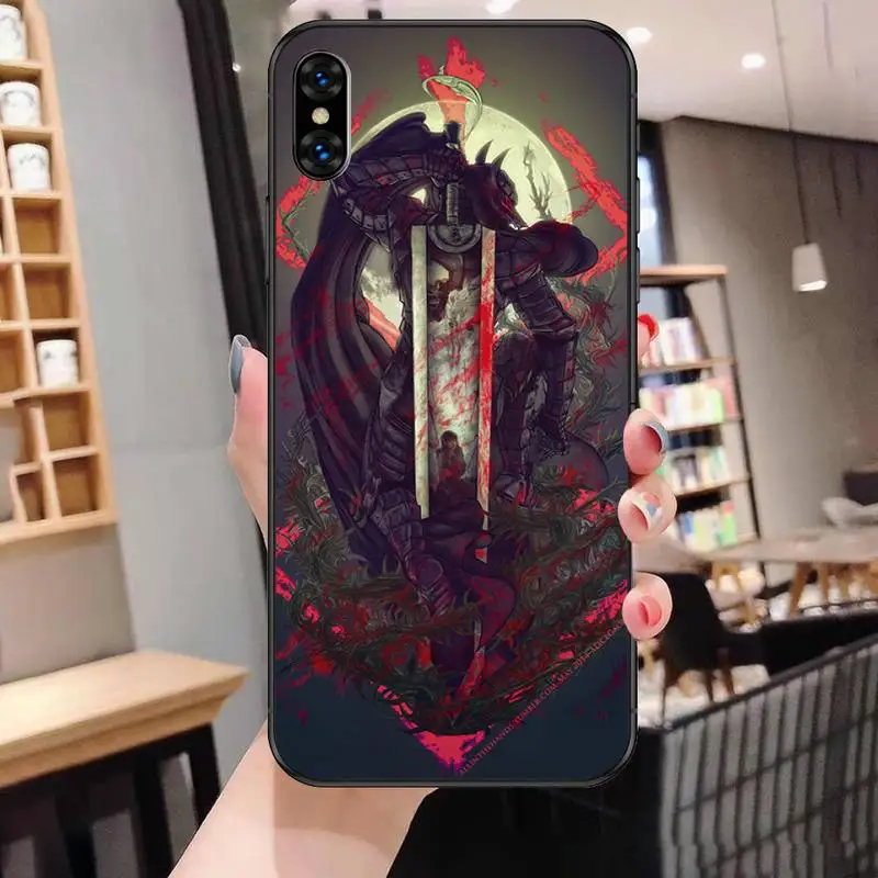 

Berserk Guts Anime Cool Phone Case for iphone etui 11 12 pro se 20 max xr xs x 7 8 6s plus mini smart Fundas Coque cover