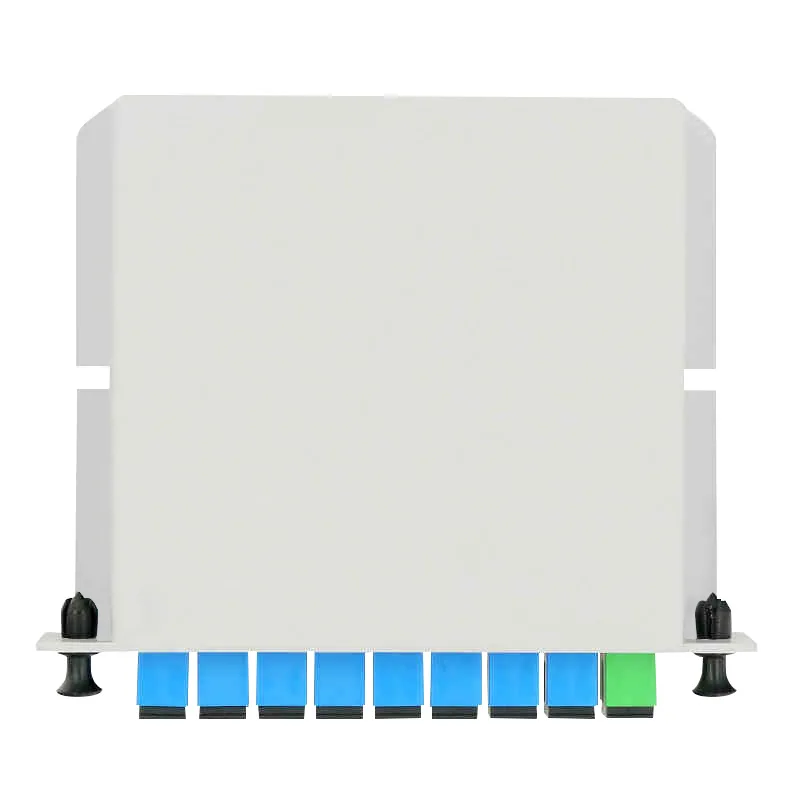 PLC 1x8 Cassette Insertion Type SC APC UPC Fiber Optic Splitter Optic FTTH Splitter Box Free Shipping