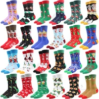 new 2020 christmas socks women peonfly funny santa claus christmas tree snow elk cotton happy socks men harajuku new year sokken