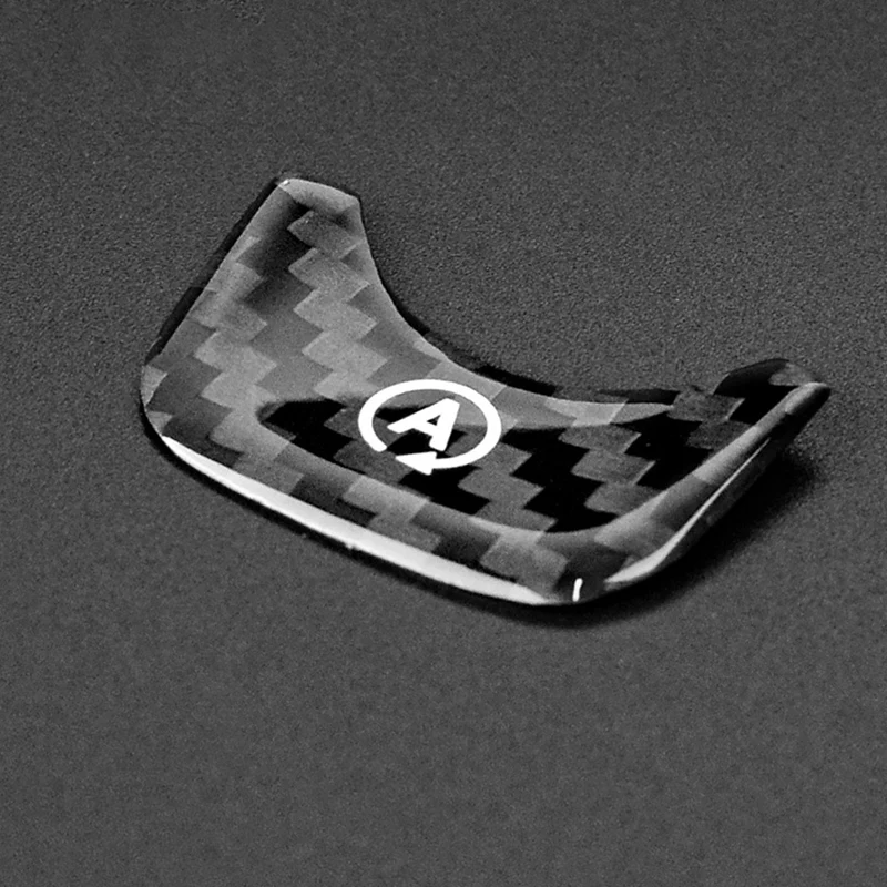 

Trim Engine Start Stop Button a Sticker with Carbon Fiber ABS Front Fog Light Grille Bumper Trim Decorative Cover