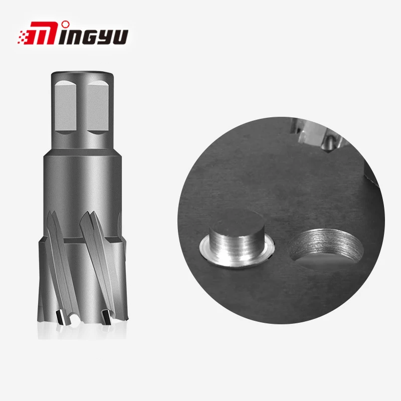 Inoxidável da Liga de Metal Magnético de Aço de 12-60mm Hss para o Cobre de Aço Cortador Anular Haste Broca Buraco Oco Viu 19mm