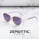 Солнцезащитные очки унисекс ZENOTTIC, Поляризованные, с зеркальным покрытием из сплава, с защитой UV400, для вождения, 2020
