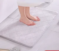 Soft Memory Foam Bath Mat Non Slip Ultra Soft Toilet Bathroom Rugs Toilet Rug  Anime Floor Mat