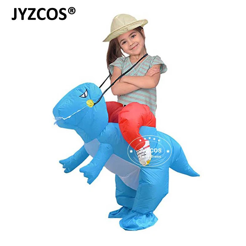 JYZCOS взрослый надувной костюм динозавра T Rex для аниме Disfraces Adultos костюмы на
