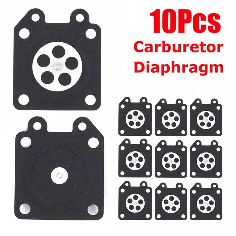 

10pcs Carburetor Repair Kits Chainsaw Carburetor Metering Diaphragm Gaskets For Walbro 95-526 95-526-9 95-526-9-8