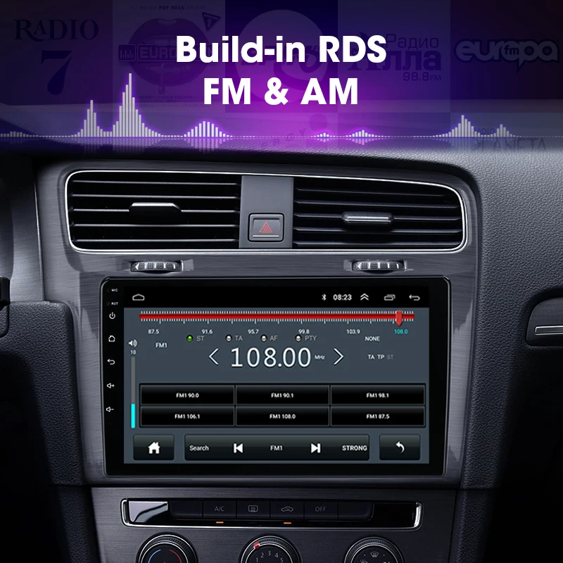 JMCQ 10 &quotRDS для Volkswagen VW Golf 7 2014 2018 автомобильный Радио Android плеер GPS Bluetooth Мультимедиа