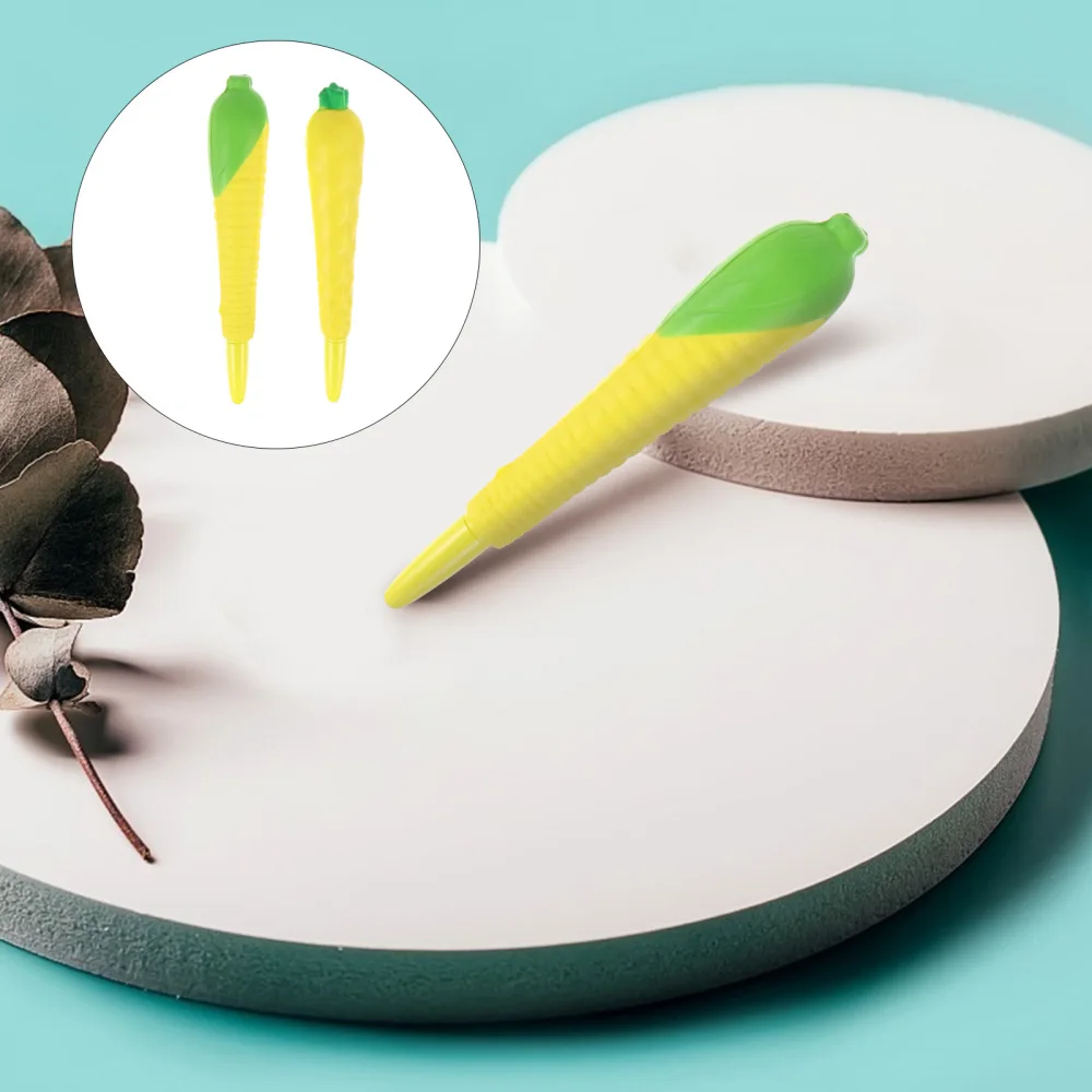 

2Pcs Decompression Pens Cartoon Writing Pens Lovely Students Stress Relief Pens