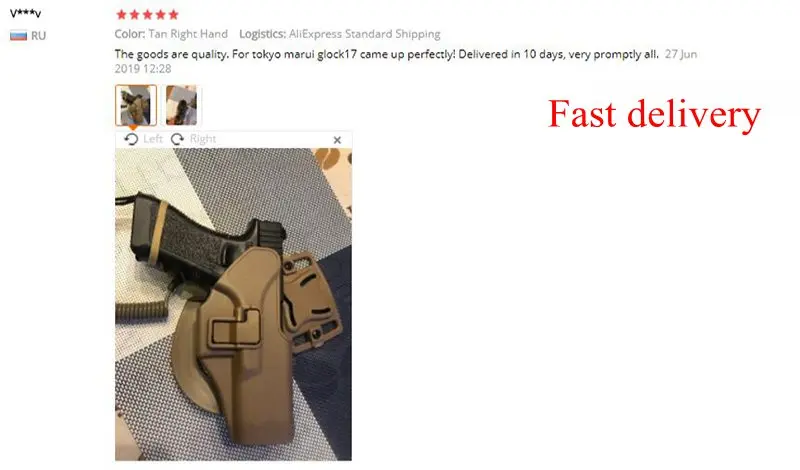 Тактический пистолет Glock 17 19 22 23 31 32 страйкбол ремень кобура Glock пистолет принадлежности для охоты, оружие чехол Левая/правая рука