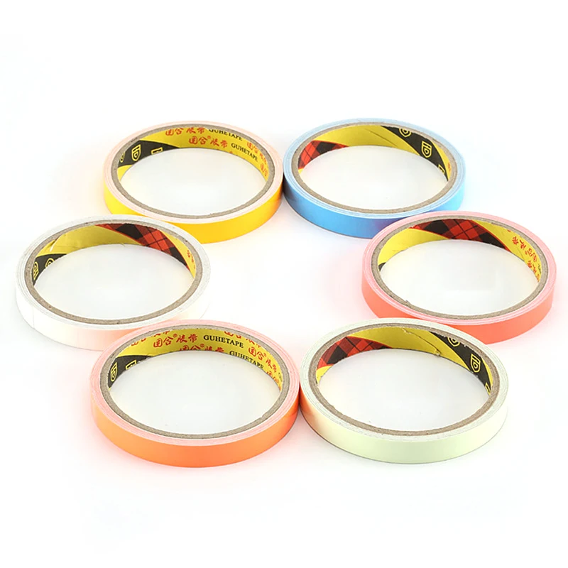 1 метр блестящие светящиеся ночью Self-липкая сигнальная лента светится в темноте