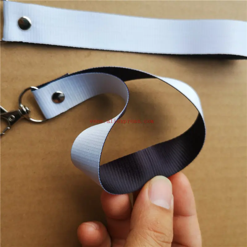 

sublimation white blank keychains polyester key ring hot transfer printing diy consumables 30pcs/lot