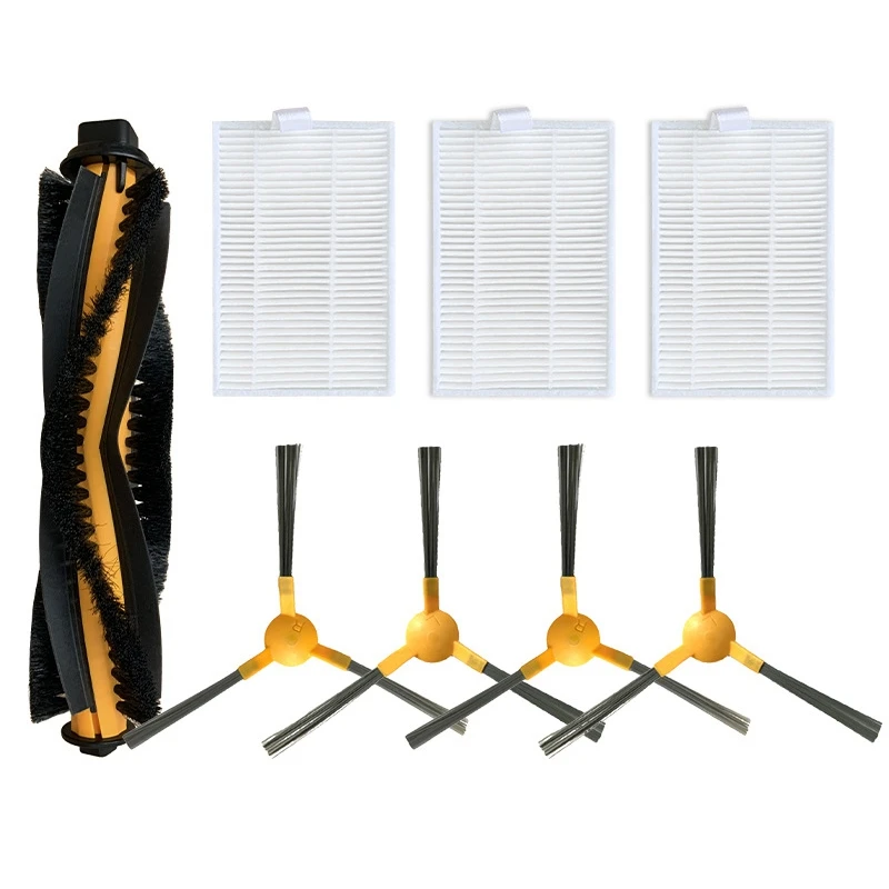 Vacuum Cleaners Parts Accessories For MOOSOO Robot RT30 RT40 RT50 Main Brush HEPA Filter Side Kit Accessory Set | Бытовая техника