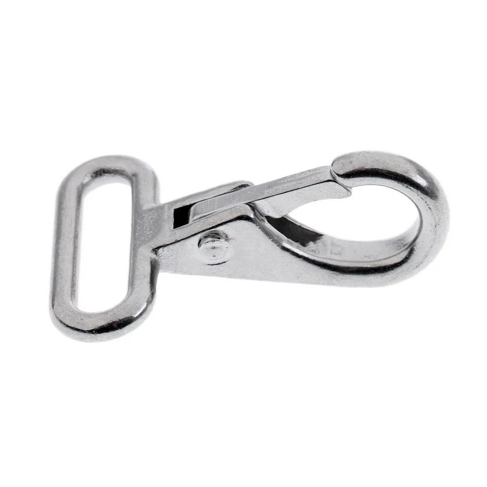

Marine Grade Stainless Steel 316 Rigid Loaded Fixed Eye Spring Clip Snap Hook Carabiner Marine Hardware Accessories for Boats