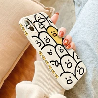 for iphone 7 8 plus case cute duck soft cover for iphone 13 11 12 pro max mini x xr xsmax cartoon shockproof silicone phone case
