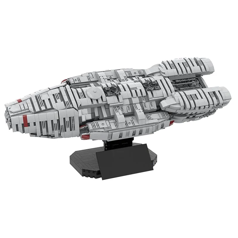 

Star Plan Wars Series Battlestar-Galacticad Colonial Spaceship Building Blocks Assembly Starship Model Bricks Kids DIY Toys Gift