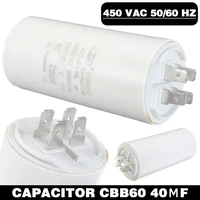 450v 40uf double insert motor starter running permanent capacitor environmental insulation for household appliances