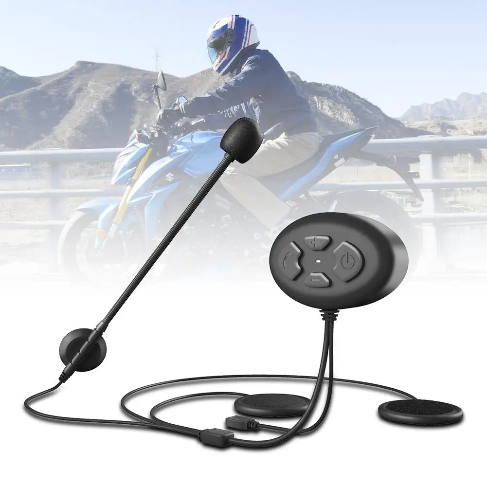 

DK11 Bluetooth 5.0 Rechargeable Waterproof Motorcycle Headset Helmet Headphone