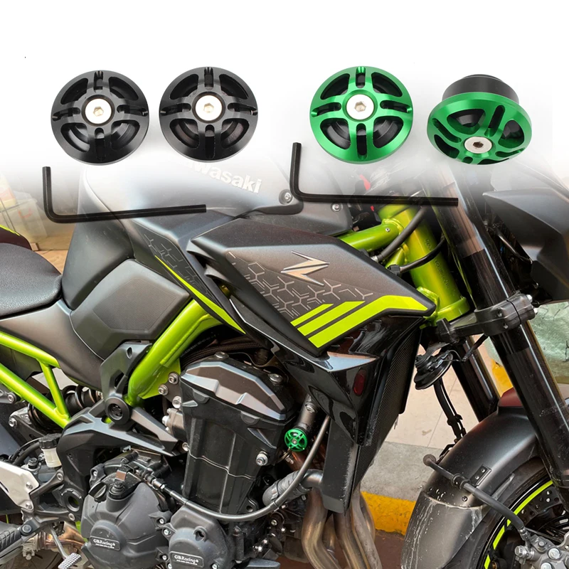 

For KAWASAKI Ninja 250 400 Z400 2018-2020 Motorcycle Frame Hole Cover Caps Plug Decorative Frame Sliders Screws Cap Accessories