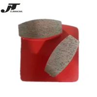 HT High Speed Metal Segment for Concrete Terrazzo Floor Redi Lock Two Drum Teeth Grinding Block Scanmaskin Plates 12PCS