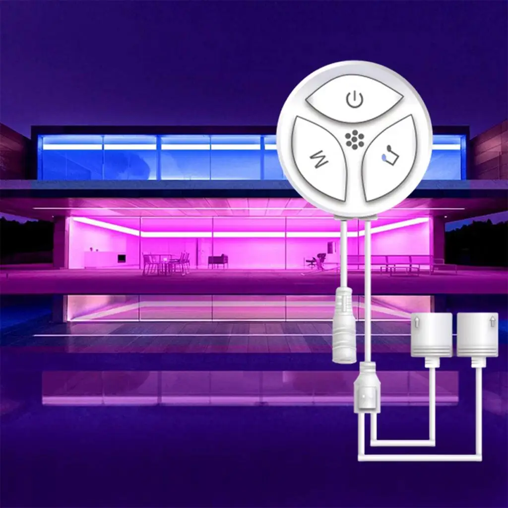 

WiFi LED Strip Light Controller RGB Band Lights Mobile App LED Strip Lights Music Sync Controller for Smartphone Home Party