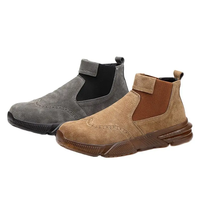 

Сварочный аппарат для специального с защитой от ожогов труда страхование обувь Для мужчин, прочные и анти-пирсинг светильник дышащая обувь ...