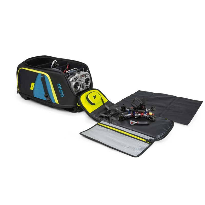 

Torvol XBlades PITSTOP Backpack Pro with Smart Zipper & Multiple Organizer Pockets for RC Drone FPV Racing Spare Parts RC Parts