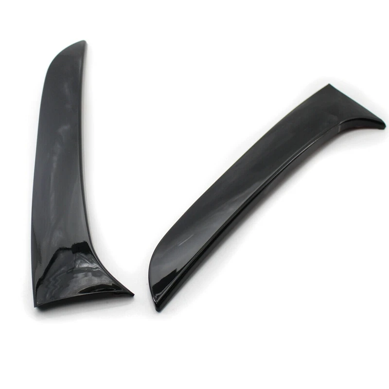 

for 1 Series F20 2010-2014 Rear Window Spoiler Side Wing Cover Trim Bright Black