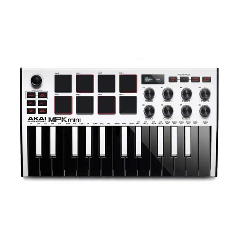 Профессиональный Ультрапортативный USB MIDI барабан Akai MPK Mini MK3 25 клавиш и контроллер