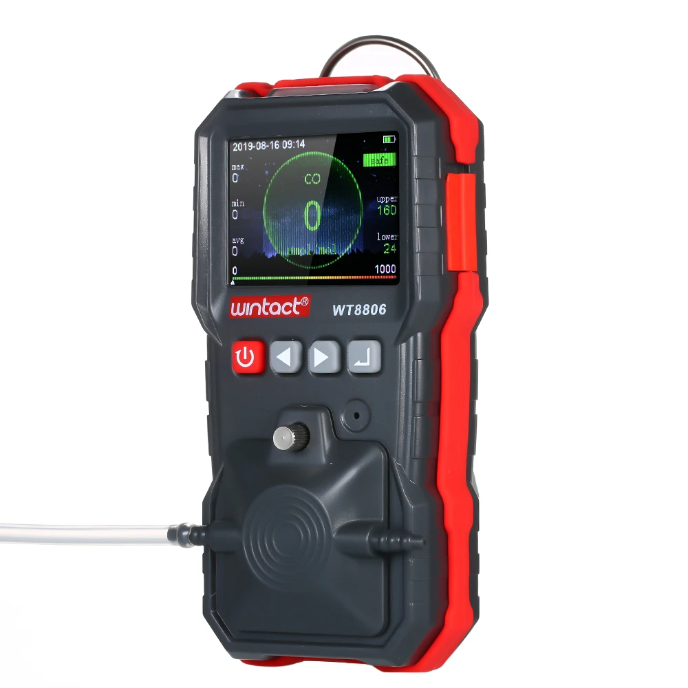 

Portable Carbon Monoxide Monitor Alarm Digital Carbon Monoxide Concentration Detector Poisonous Gas Analyzer 0-1000mol/mol