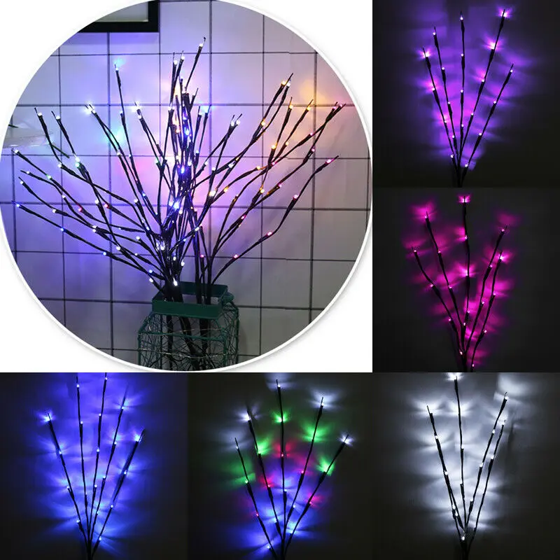 

LED Willow Branch Lamp Battery Powered Natural Tall Vase Filler Willow Twig Lighted Branch For Home Decoration