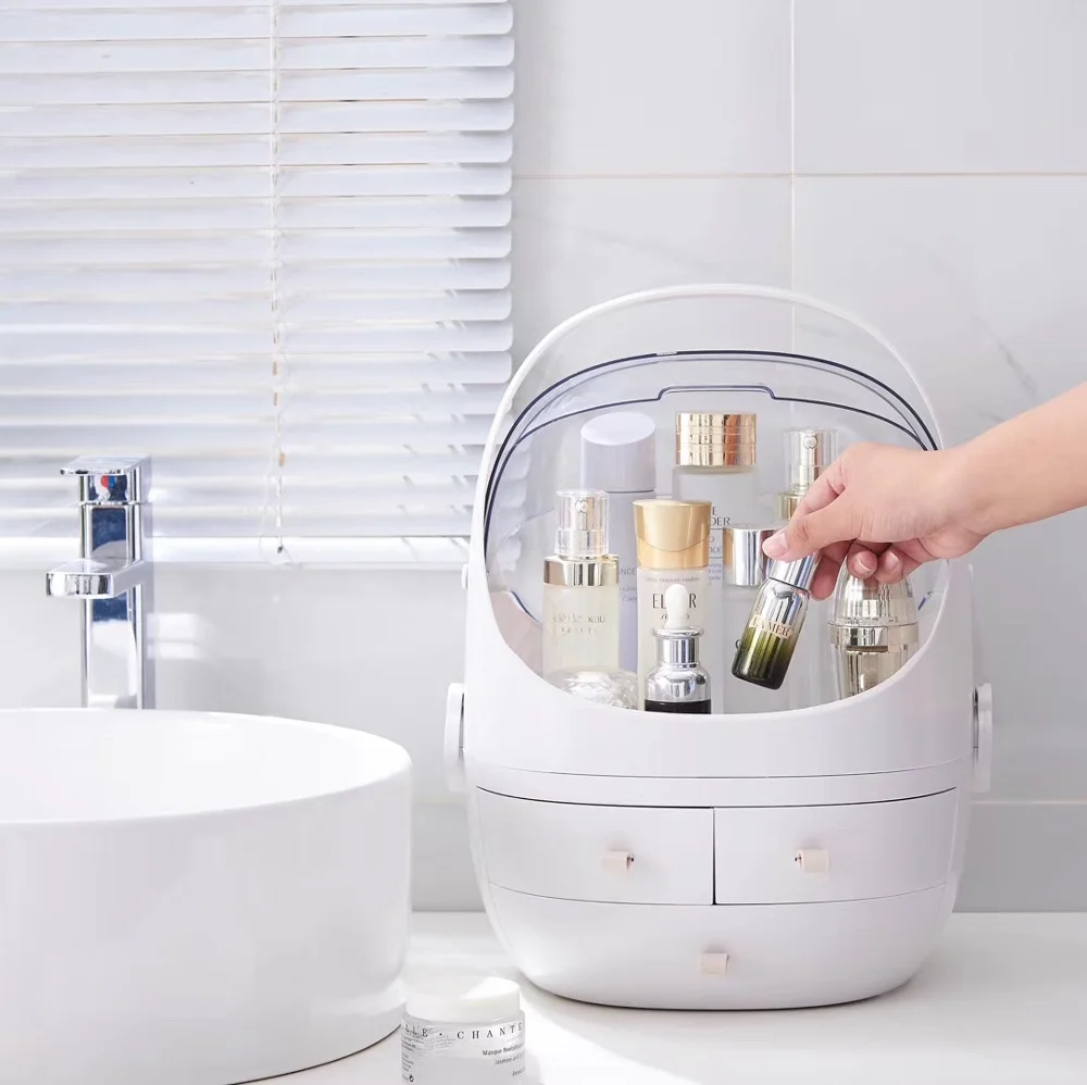 Макияж портативная косметическая коробка для хранения ящик Рабочий стол